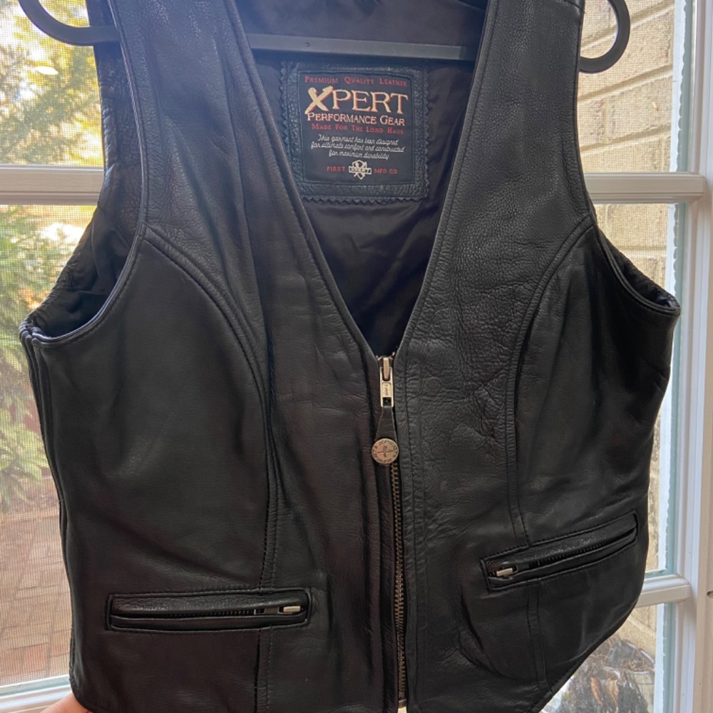 Xpert Performance Gear Leather Vest Gem